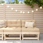 Casa si Gradina - Gradina si terasa - Mobilier exterior - Canapele si fotolii gradina - Canapele de mijloc cu perne, 2 buc., lemn masiv de pin - Infinity.ro