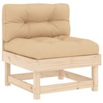Casa si Gradina - Gradina si terasa - Mobilier exterior - Canapele si fotolii gradina - Canapele de mijloc cu perne, 2 buc., lemn masiv de pin - Infinity.ro