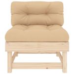 Casa si Gradina - Gradina si terasa - Mobilier exterior - Canapele si fotolii gradina - Canapele de mijloc cu perne, 2 buc., lemn masiv de pin - Infinity.ro