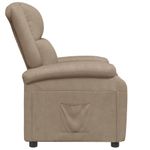 Casa si Gradina - Mobilier - Scaune si fotolii - Fotolii - Fotoliu rabatabil, cappuccino, piele ecologica - Infinity.ro