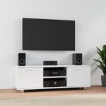 Casa si Gradina - Mobilier - Comode si corpuri - Comode - Comoda TV, alb, 120x40,5x35 cm, lemn prelucrat - Infinity.ro