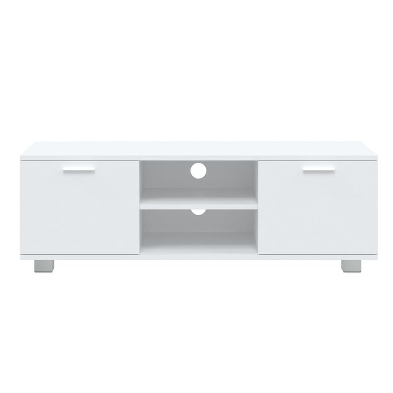 Casa si Gradina - Mobilier - Comode si corpuri - Comode - Comoda TV, alb, 120x40,5x35 cm, lemn prelucrat - Infinity.ro
