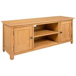 Casa si Gradina - Mobilier - Comode si corpuri - Comode - Comoda TV, 110x35x44 cm, lemn masiv de stejar - Infinity.ro
