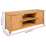 Casa si Gradina - Mobilier - Comode si corpuri - Comode - Comoda TV, 110x35x44 cm, lemn masiv de stejar - Infinity.ro