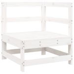 Casa si Gradina - Gradina si terasa - Mobilier exterior - Seturi mobila gradina - Set mobilier de gradina, 6 piese, alb, lemn masiv pin - Infinity.ro