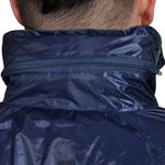 Casa si Gradina - Constructii - Echipamente de lucru - Imbracaminte protectia muncii - Costum de ploaie, 2 piese, albastru bleumarin, cu gluga, XL - Infinity.ro