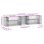 Casa si Gradina - Gradina si terasa - Mobilier exterior - Bancute de gradina - Banca de gradina & cos gabion, lemn masiv Douglas - Infinity.ro