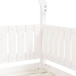 Casa si Gradina - Mobilier - Mobilier copii - Patuturi copii - Cadru de pat pentru copii, alb, 70x140 cm, lemn masiv de pin - Infinity.ro