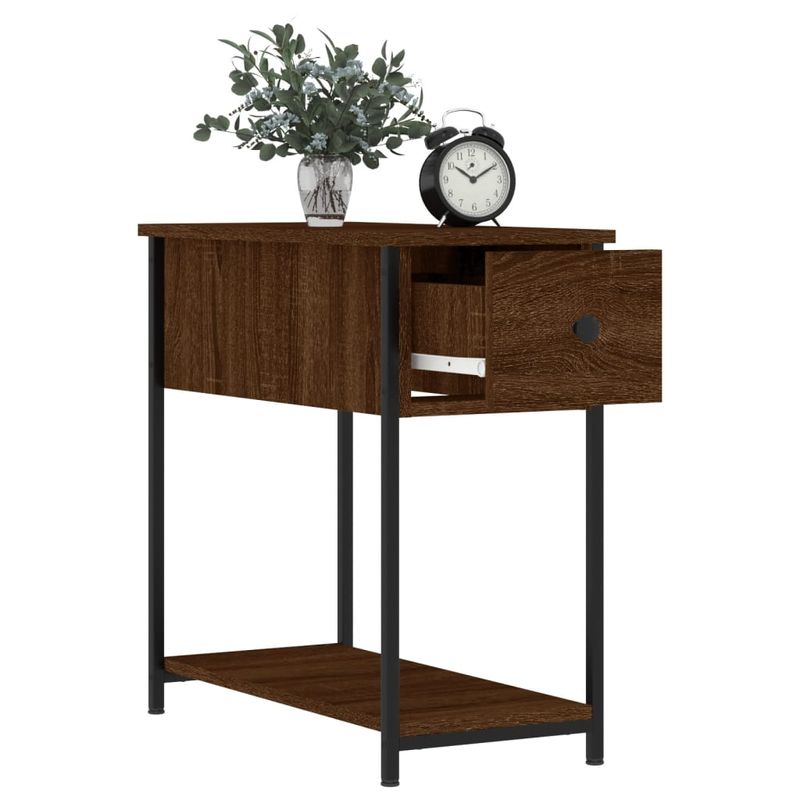 Casa si Gradina - Mobilier - Comode si corpuri - Noptiere - Noptiera, stejar maro, 30x60x60 cm, lemn prelucrat - Infinity.ro