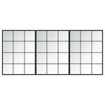 Casa si Gradina - Decoratiuni - Oglinzi - Oglinzi de perete, 3 buc., negru, 80x60 cm, metal - Infinity.ro