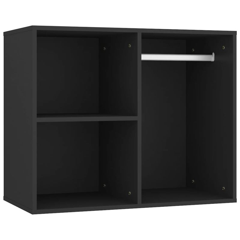 Casa si Gradina - Mobilier - Comode si corpuri - Masute de toaleta - Masa de toaleta cu LED si dulapuri, negru, lemn prelucrat - Infinity.ro
