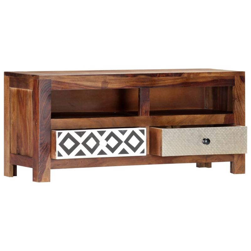 Casa si Gradina - Mobilier - Comode si corpuri - Comode - Comoda TV, 90 x 30 x 40 cm, lemn masiv de sheesham - Infinity.ro