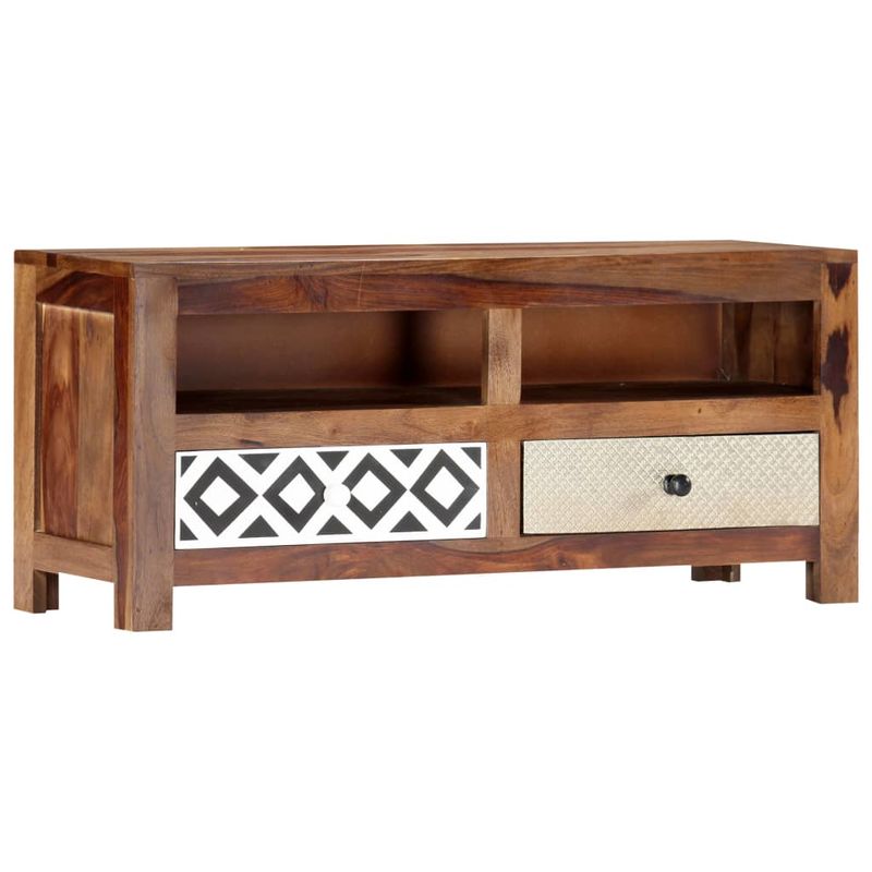 Casa si Gradina - Mobilier - Comode si corpuri - Comode - Comoda TV, 90 x 30 x 40 cm, lemn masiv de sheesham - Infinity.ro
