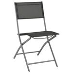 Casa si Gradina - Gradina si terasa - Mobilier exterior - Seturi mobila gradina - Set mobilier bistro pliabil, 3 piese, gri, otel - Infinity.ro