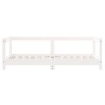 Casa si Gradina - Mobilier - Mobilier copii - Patuturi copii - Cadru de pat pentru copii, alb, 70x140 cm, lemn masiv de pin - Infinity.ro