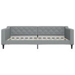 Casa si Gradina - Mobilier - Paturi si accesorii - Paturi - Cadru de pat, gri deschis, 100 x 200 cm, material textil - Infinity.ro