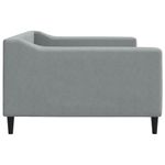Casa si Gradina - Mobilier - Paturi si accesorii - Paturi - Cadru de pat, gri deschis, 100 x 200 cm, material textil - Infinity.ro