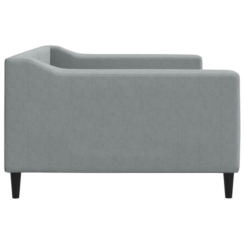 Casa si Gradina - Mobilier - Paturi si accesorii - Paturi - Cadru de pat, gri deschis, 100 x 200 cm, material textil - Infinity.ro