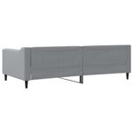 Casa si Gradina - Mobilier - Paturi si accesorii - Paturi - Cadru de pat, gri deschis, 100 x 200 cm, material textil - Infinity.ro
