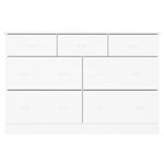 Casa si Gradina - Mobilier - Comode si corpuri - Comode - Comoda cu sertare ALTA, alb, 112x35x73 cm, lemn masiv de pin - Infinity.ro