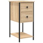 Casa si Gradina - Mobilier - Comode si corpuri - Noptiere - Noptiere, 2 buc., stejar sonoma, 32x42x70 cm, lemn compozit - Infinity.ro