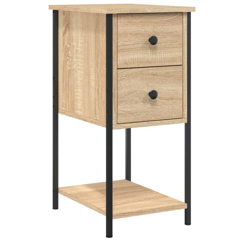 Casa si Gradina - Mobilier - Comode si corpuri - Noptiere - Noptiere, 2 buc., stejar sonoma, 32x42x70 cm, lemn compozit - Infinity.ro
