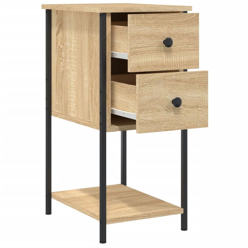 Casa si Gradina - Mobilier - Comode si corpuri - Noptiere - Noptiere, 2 buc., stejar sonoma, 32x42x70 cm, lemn compozit - Infinity.ro