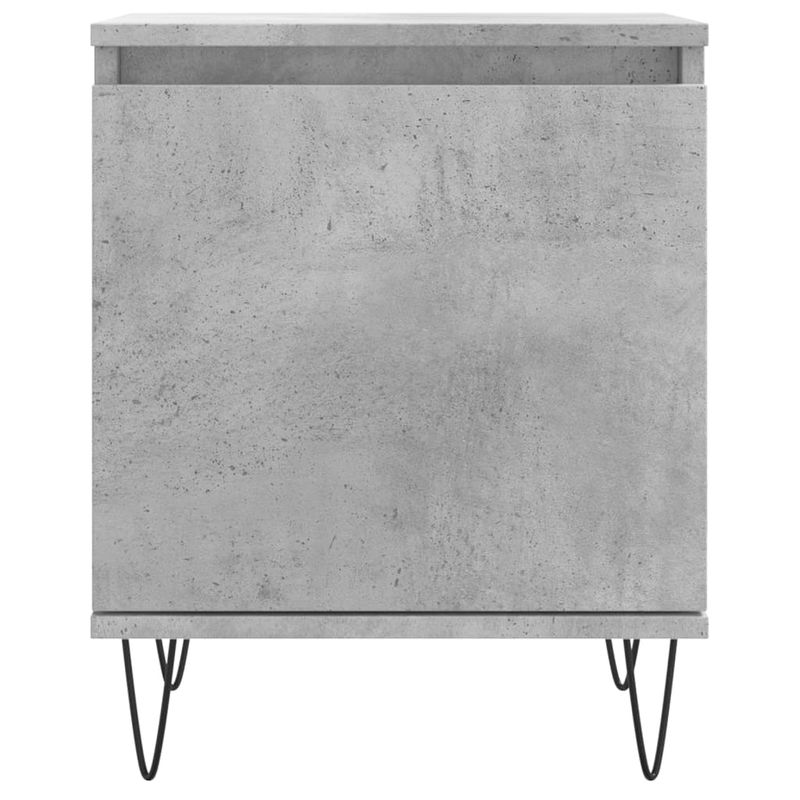 Casa si Gradina - Mobilier - Comode si corpuri - Noptiere - Noptiere, 2 buc., gri beton, 40x30x50 cm, lemn compozit - Infinity.ro