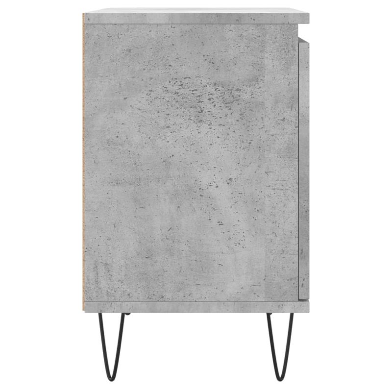 Casa si Gradina - Mobilier - Comode si corpuri - Noptiere - Noptiere, 2 buc., gri beton, 40x30x50 cm, lemn compozit - Infinity.ro