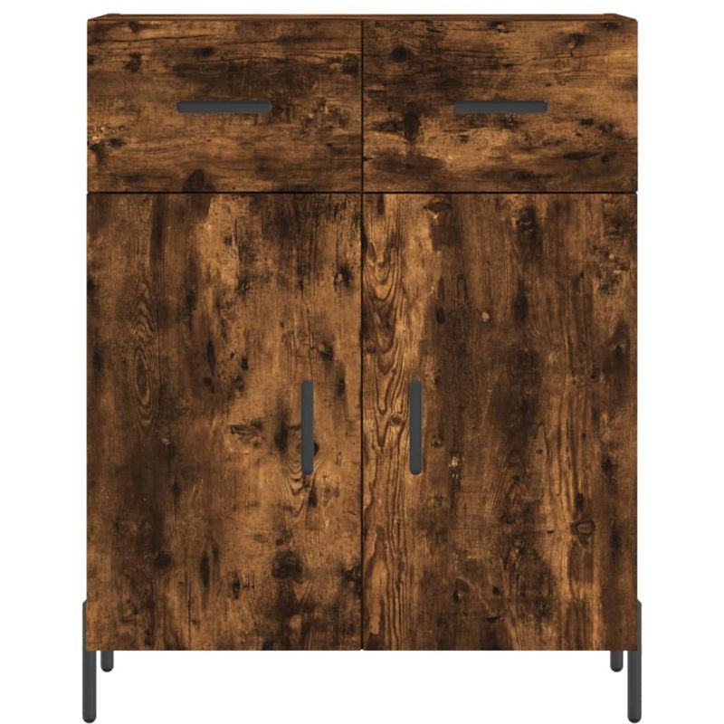 Casa si Gradina - Mobilier - Comode si corpuri - Corpuri bucatarie - Dulap inalt, stejar fumuriu, 69,5x34x180, lemn compozit - Infinity.ro