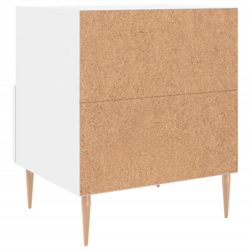 Casa si Gradina - Mobilier - Comode si corpuri - Noptiere - Noptiera, alb, 40x35x47,5 cm, lemn compozit - Infinity.ro