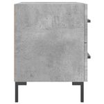 Casa si Gradina - Mobilier - Comode si corpuri - Noptiere - Noptiera, gri beton, 40x35x47,5 cm, lemn compozit - Infinity.ro