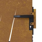 Casa si Gradina - Gradina si terasa - Garduri, panouri si accesorii - Poarta pentru gradina, 85x150 cm, otel corten, model iarba - Infinity.ro