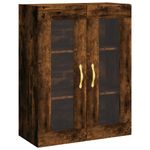 Casa si Gradina - Mobilier - Comode si corpuri - Corpuri bucatarie - Dulap inalt, stejar fumuriu, 69,5x34x180, lemn compozit - Infinity.ro