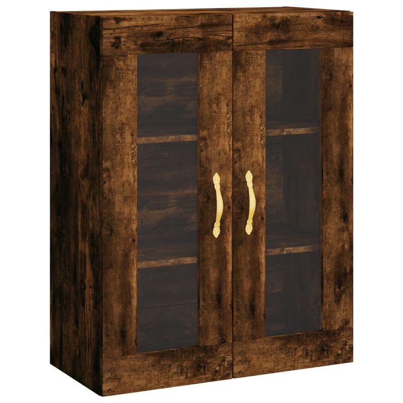 Casa si Gradina - Mobilier - Comode si corpuri - Corpuri bucatarie - Dulap inalt, stejar fumuriu, 69,5x34x180, lemn compozit - Infinity.ro