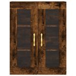 Casa si Gradina - Mobilier - Comode si corpuri - Corpuri bucatarie - Dulap inalt, stejar fumuriu, 69,5x34x180, lemn compozit - Infinity.ro