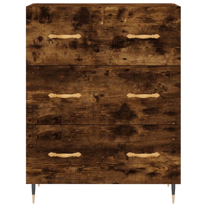 Casa si Gradina - Mobilier - Comode si corpuri - Corpuri bucatarie - Dulap inalt, stejar fumuriu, 69,5x34x180, lemn compozit - Infinity.ro