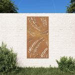 Casa si Gradina - Decoratiuni - Decoratiuni perete - Decoratie perete de gradina 105x55 cm design frunze otel Corten - Infinity.ro