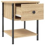 Casa si Gradina - Mobilier - Comode si corpuri - Noptiere - Noptiera, stejar sonoma, 34x35,5x45 cm, lemn compozit - Infinity.ro