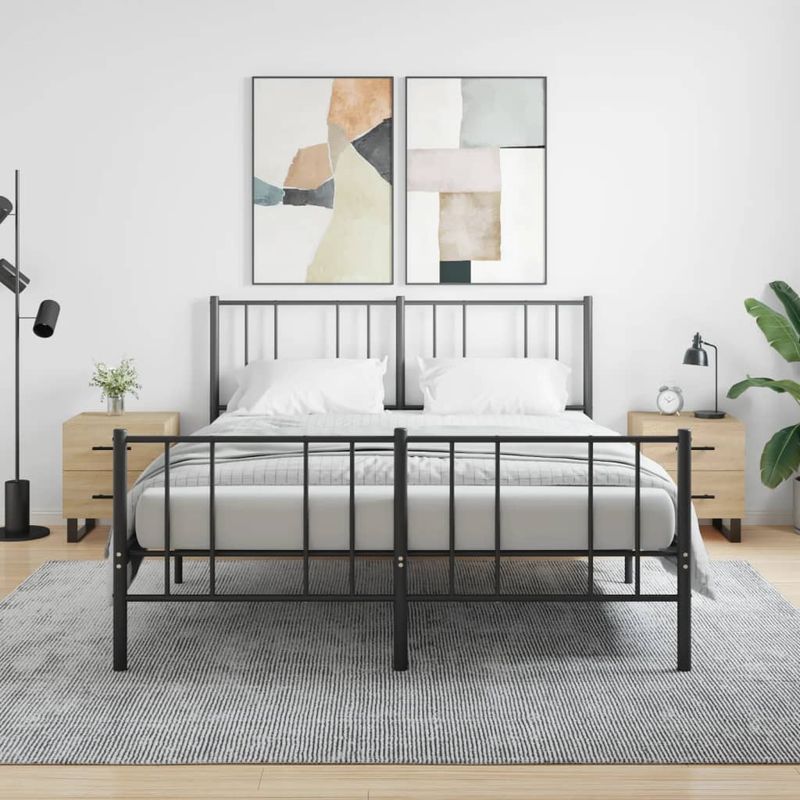 Casa si Gradina - Mobilier - Comode si corpuri - Noptiere - Noptiere, 2 buc., stejar sonoma, 40x35x47,5 cm, lemn compozit - Infinity.ro