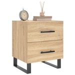 Casa si Gradina - Mobilier - Comode si corpuri - Noptiere - Noptiere, 2 buc., stejar sonoma, 40x35x47,5 cm, lemn compozit - Infinity.ro