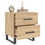 Casa si Gradina - Mobilier - Comode si corpuri - Noptiere - Noptiere, 2 buc., stejar sonoma, 40x35x47,5 cm, lemn compozit - Infinity.ro