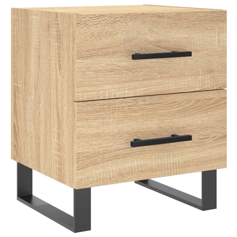 Casa si Gradina - Mobilier - Comode si corpuri - Noptiere - Noptiere, 2 buc., stejar sonoma, 40x35x47,5 cm, lemn compozit - Infinity.ro