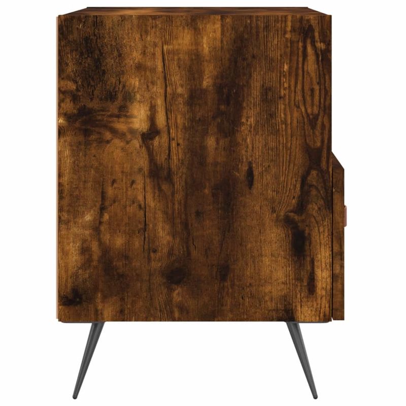 Casa si Gradina - Mobilier - Comode si corpuri - Noptiere - Noptiera, stejar fumuriu, 40x35x47,5 cm, lemn compozit - Infinity.ro