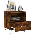 Casa si Gradina - Mobilier - Comode si corpuri - Noptiere - Noptiera, stejar fumuriu, 40x35x47,5 cm, lemn compozit - Infinity.ro