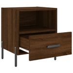Casa si Gradina - Mobilier - Comode si corpuri - Noptiere - Noptiere, 2 buc., stejar maro, 40x35x47,5 cm, lemn compozit - Infinity.ro