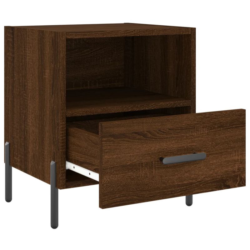 Casa si Gradina - Mobilier - Comode si corpuri - Noptiere - Noptiere, 2 buc., stejar maro, 40x35x47,5 cm, lemn compozit - Infinity.ro