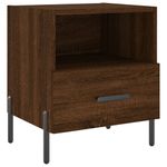 Casa si Gradina - Mobilier - Comode si corpuri - Noptiere - Noptiere, 2 buc., stejar maro, 40x35x47,5 cm, lemn compozit - Infinity.ro