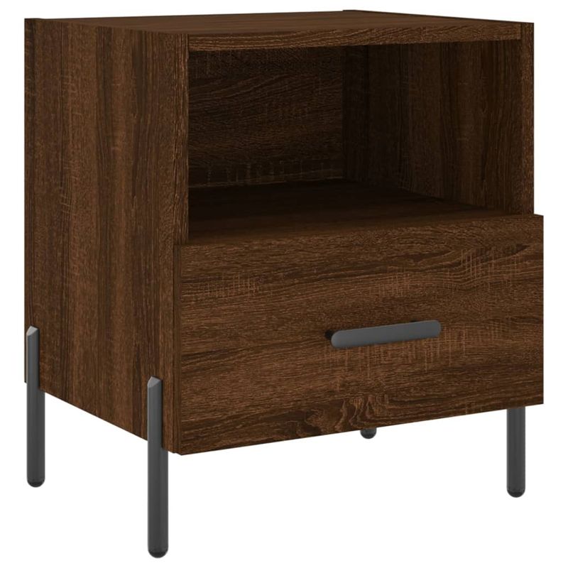 Casa si Gradina - Mobilier - Comode si corpuri - Noptiere - Noptiere, 2 buc., stejar maro, 40x35x47,5 cm, lemn compozit - Infinity.ro