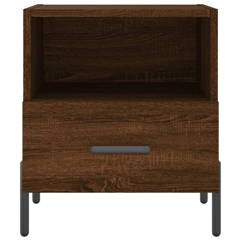 Casa si Gradina - Mobilier - Comode si corpuri - Noptiere - Noptiere, 2 buc., stejar maro, 40x35x47,5 cm, lemn compozit - Infinity.ro